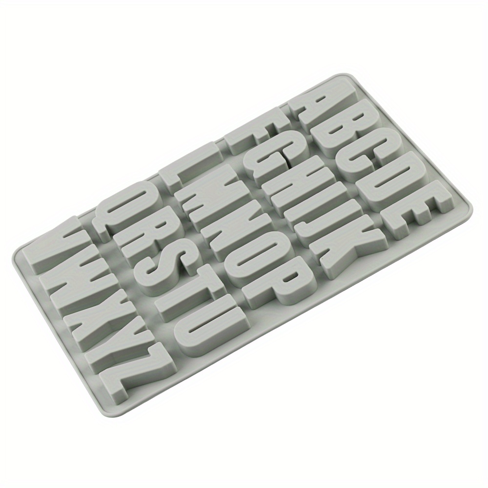 Large Silicone Letter Molds 3d Letter Silicone Molds For - Temu