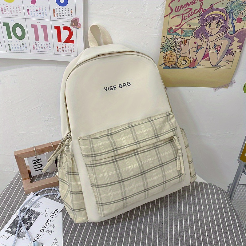 Shark Pattern Backpack, Trendy Nylon Student School Bag, Lightweight Travel  Bookbag With Usb Charging Port - Temu Australia