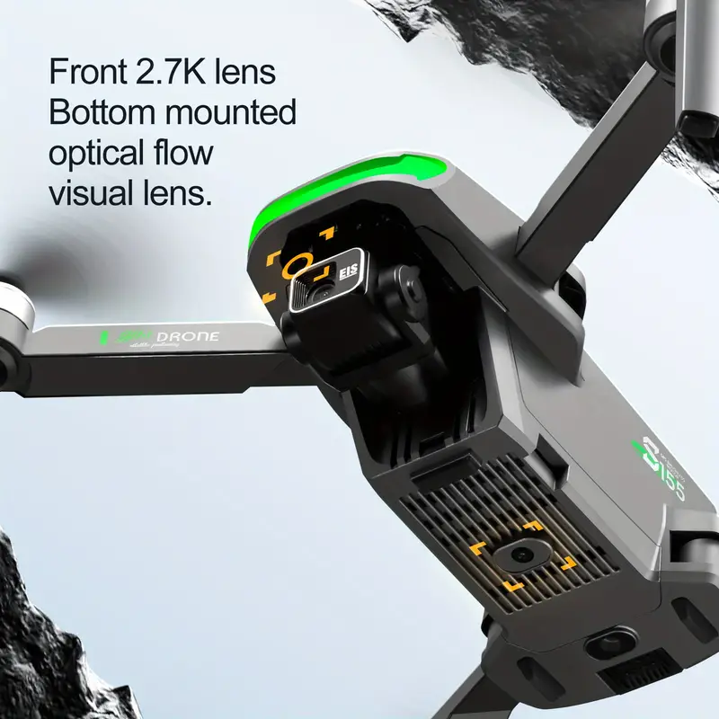 s155 2 7k optical flow dual camera gps high precision positioning drone 5g repeater brushless motor led night vision light four sided obstacle avoidance instant stop smart follow details 9