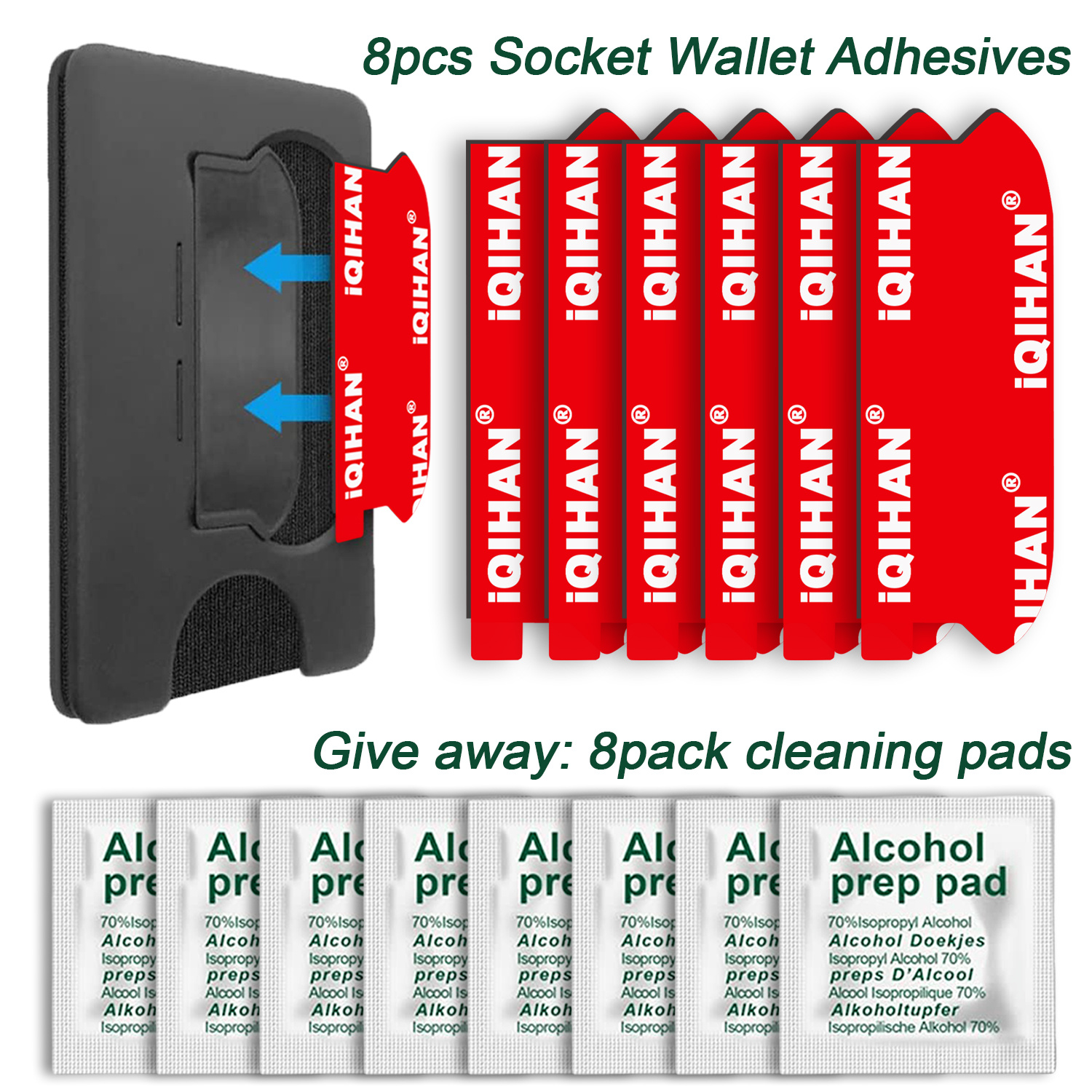  Sticky Adhesive Replacement for Socket Wallet+ Base