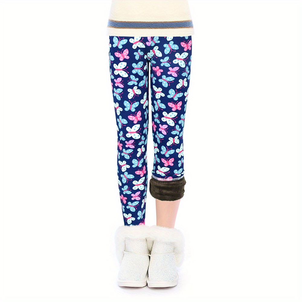 Kids Graphic Sherpa-Lined Leggings