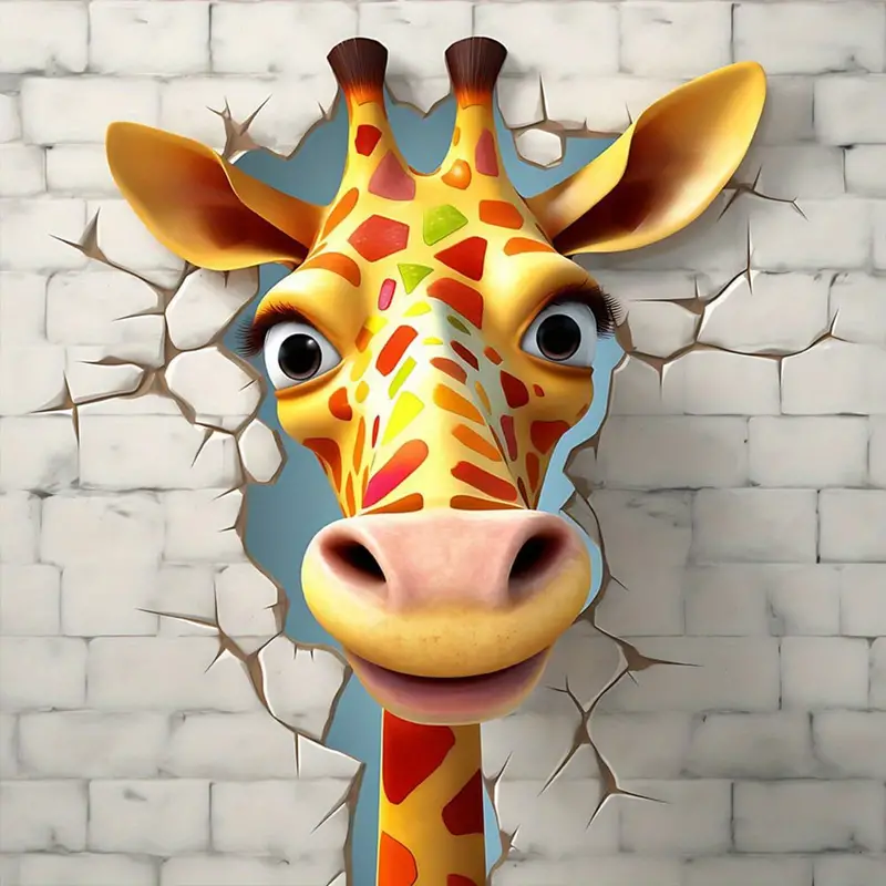 Giraffe Artificial Diamond Painting Tool Adults 5d Diy - Temu