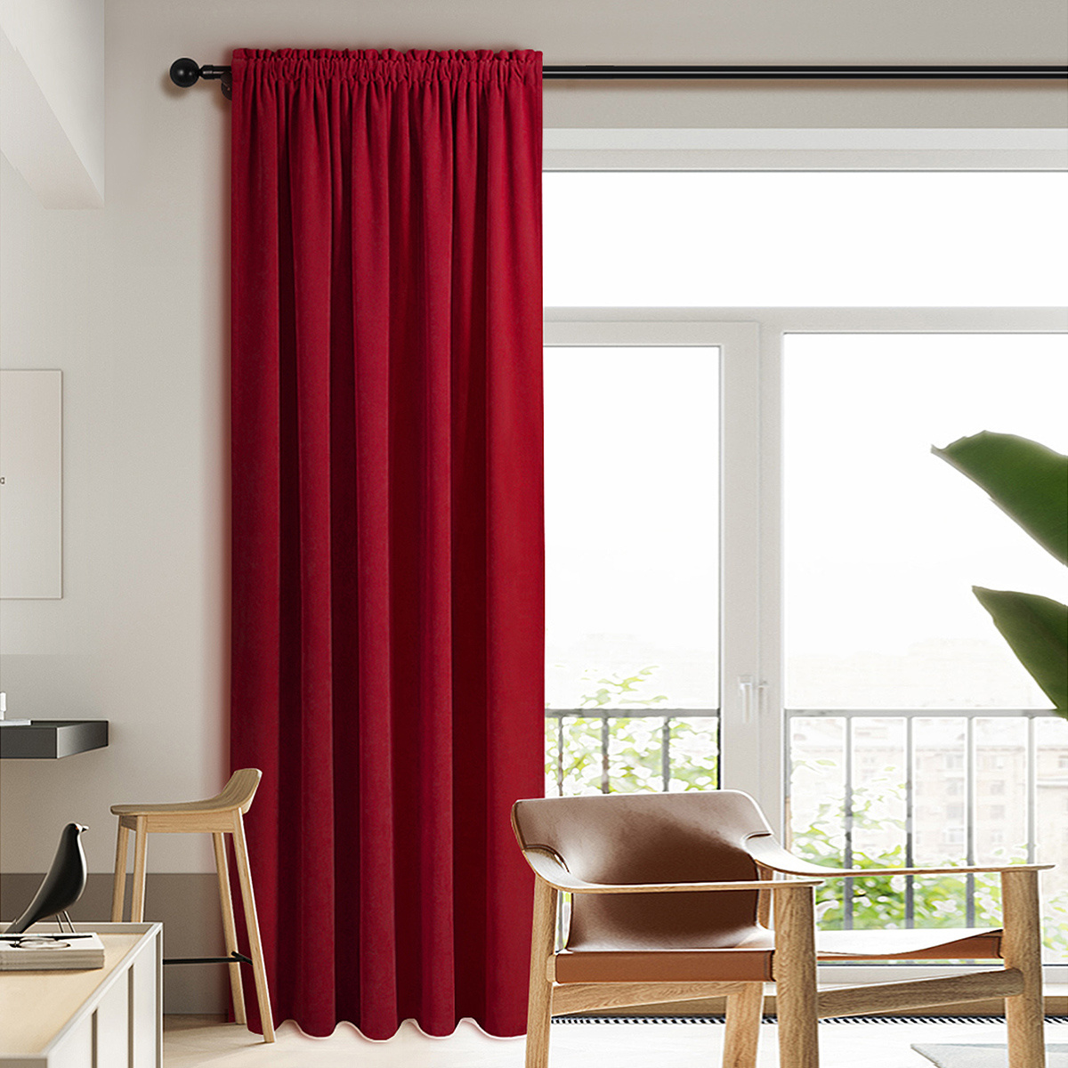 Red curtain online material