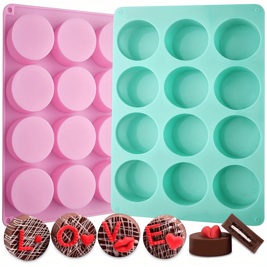 Silicone Cookie Mold DIY Mini Cream-filled Cookies Baking Tool Chocolate  Molds!