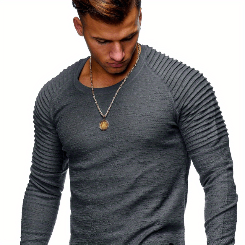 Men's Casual V neck Pullover Long Sleeve Rugby Shirt Spring - Temu