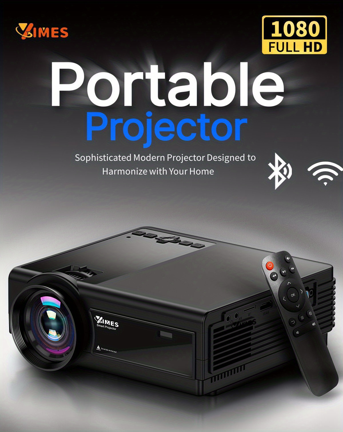 Mini proyector WiFi para iPhone, proyector de películas HD mejorado 20 -  VIRTUAL MUEBLES