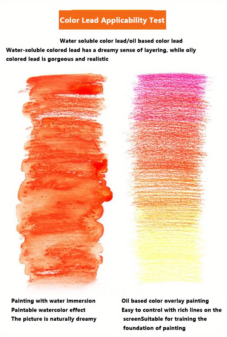 Caja De 24 Lápices De Colores Para Dibujo Y Pintura Para Niños Con Plomo De  Color Aceitoso