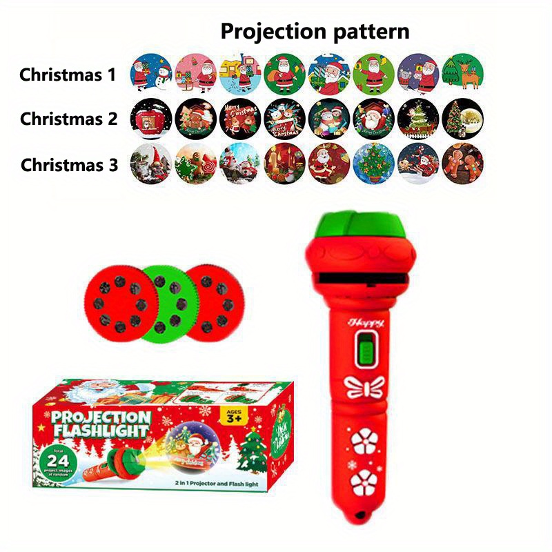  Christmas Kids Projector Flashlight Projector