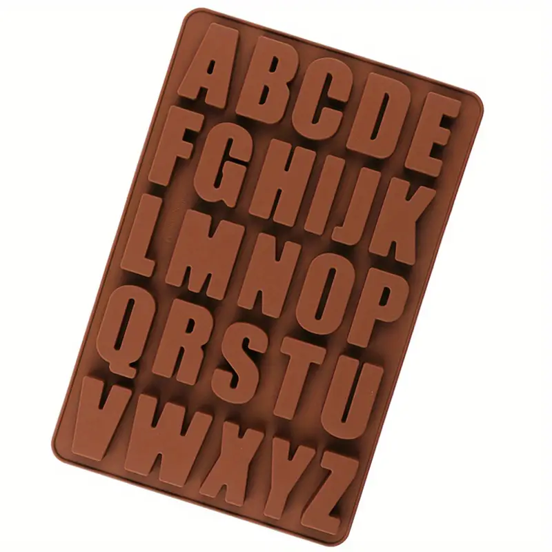 Chocolate Mold Letters Letter Silicone Molds Alphabet Chocolate
