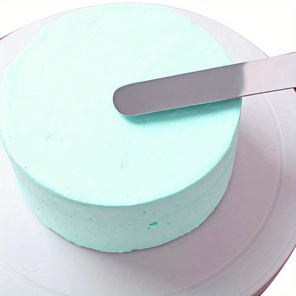Smooth Stainless Steel Cake Spatula