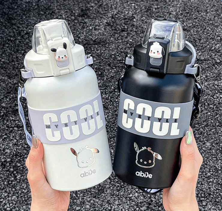 Thermal Sports Water Bottle, Stainless Steel Water Cups, Cute Kawaii  Cartoon Portable Water Bottles, For Camping, Hiking, Fitness, Outdoor  Summer Drinkware, Travel Accessories, Birthday Gifts - Temu