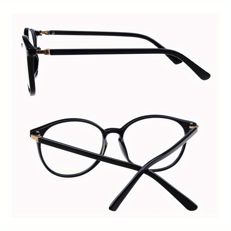 Runde Ovale Brille Klaren Gläsern Leicht Vintage - Temu Austria