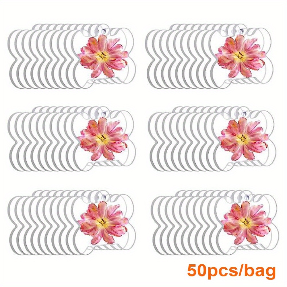 Petals Acrylic Keychain Blanks for Vinyl Projects (200 Pcs) Blank keychains  for Vinyl, 50 Pcs Clear Keychains for Vinyl. 50 Pcs Keyring, 50 Pcs Jump  Ring 50 Pcs Tassel for Handmade Craft & DIY Project