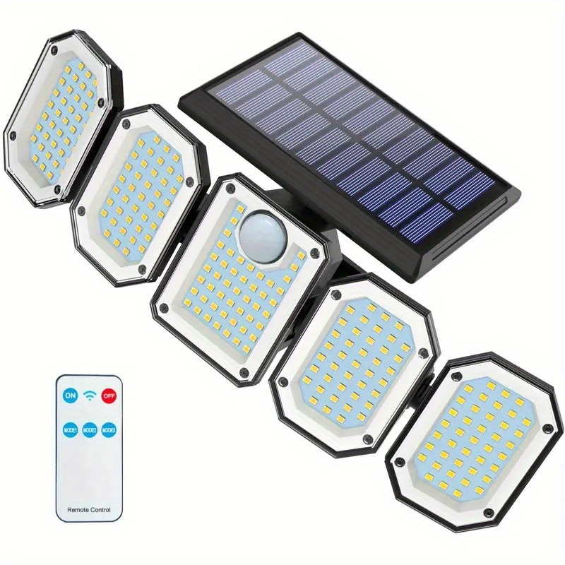 2 Bombillas Solares Recargable LED Focos Con Panel De Solar Luz Para  Exteriores