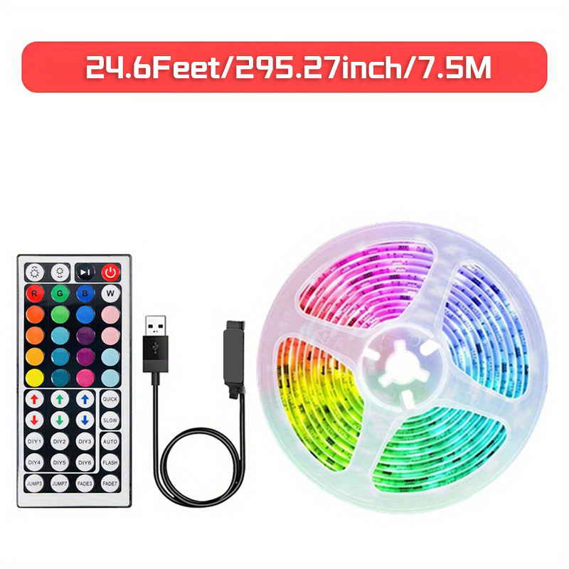 Luci A Strisce Led Colorate Da 3-65ft Con Interfaccia Usb A Pulsante  Fisico, Plug And Play, Adatte Per Luci Di Atmosfera Festival, Luci Di  Sfondo Tv, Luci Di Atmosfera Festa, Luci Di