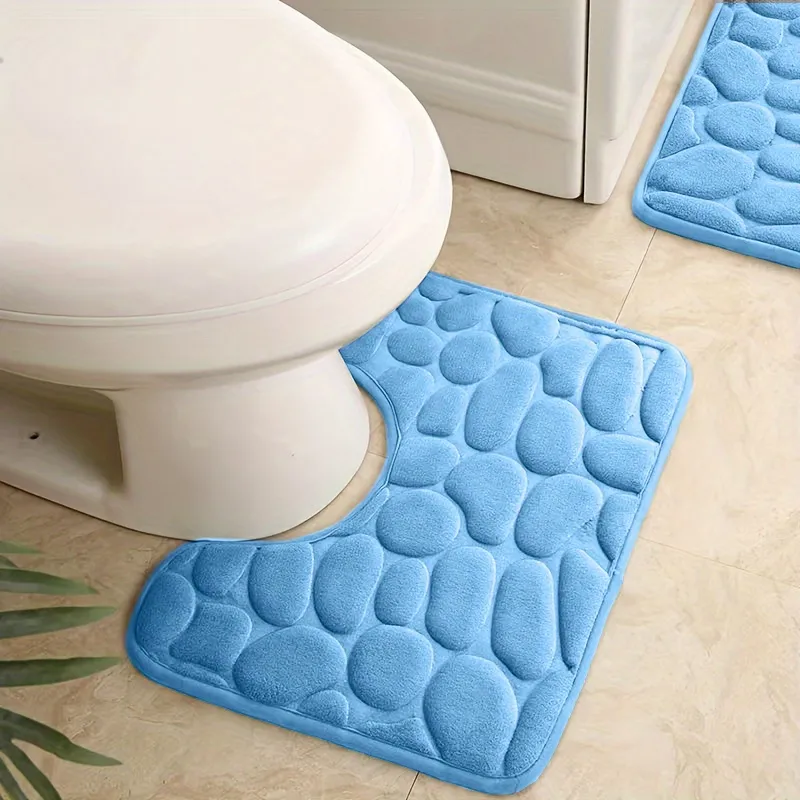 Absorbent Bathroom Mat, Bathroom Rugs Long And Large, Memory Foam Pad,  Washable Bath Rug, Toilet Non-slip Foot Mat, Rapid Water Absorbent, Soft  And Comfortable Carpet For Shower Room, Bathroom Decor, Home Decor