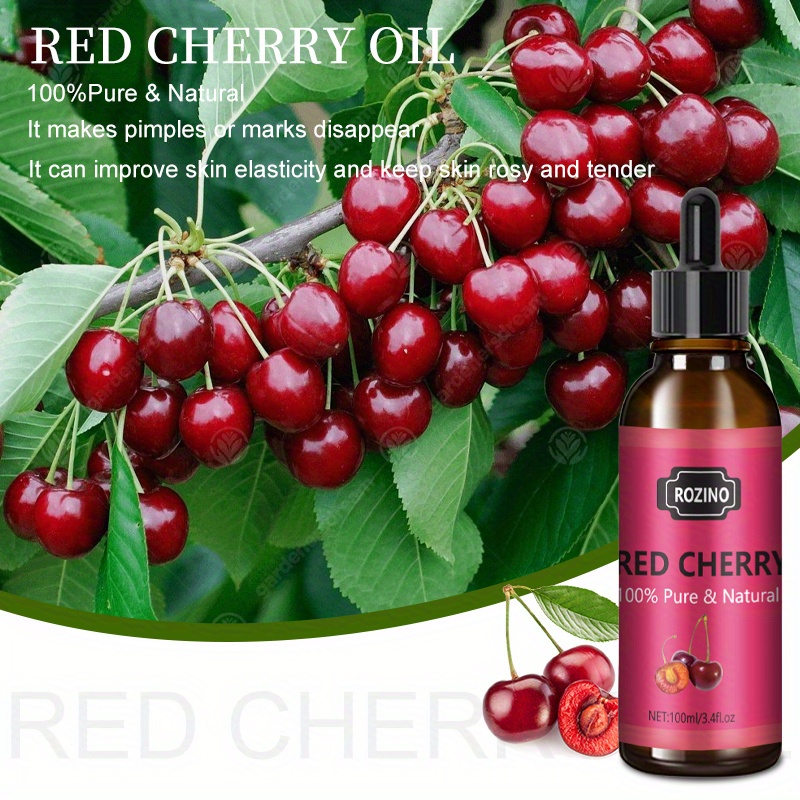 Red Cherry Essential Oil For Skin Care - Temu