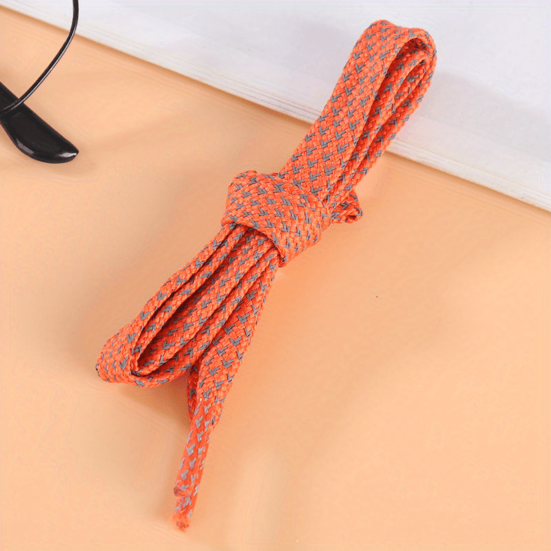 Orange 3M Reflective Rope Laces