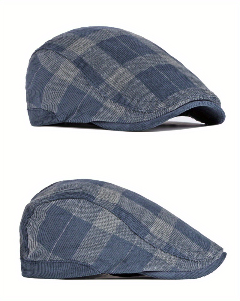 Sombrero de boina de moda para hombre, gorra plana de hiedra, sombrero de  pico de pato de espiga, so huangjie