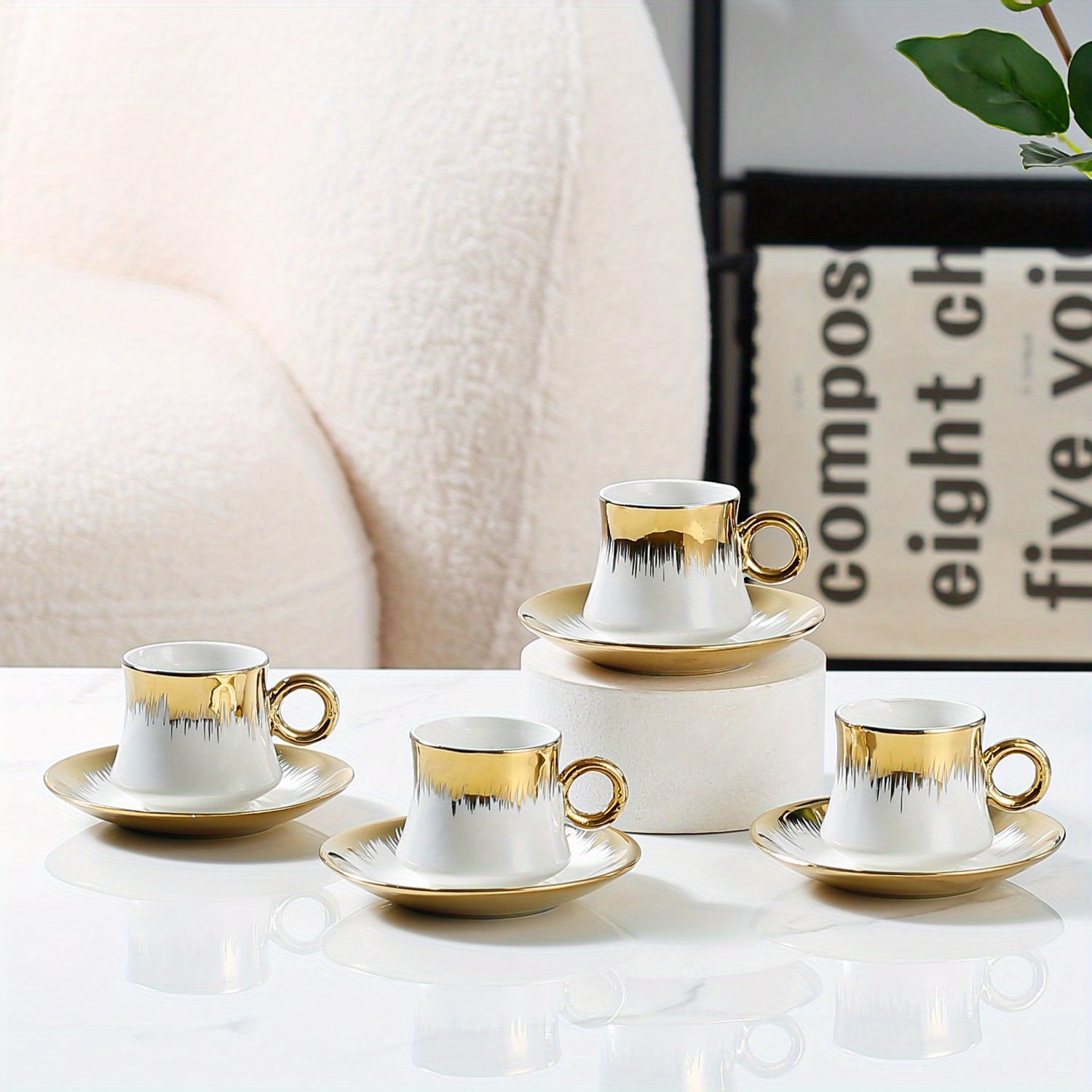 Coffee Cups And Saucers, Espresso Cups And Saucer Plates