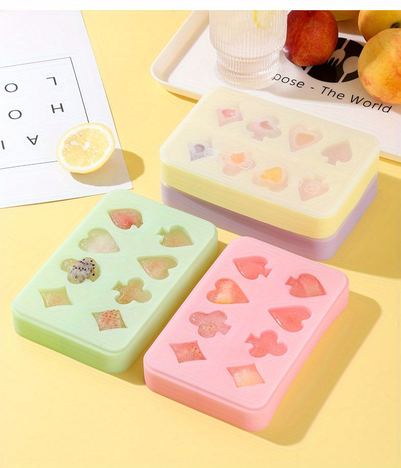 Silicone world 4/6/8 Grid Silicone Ice Mold Large Silicone Square