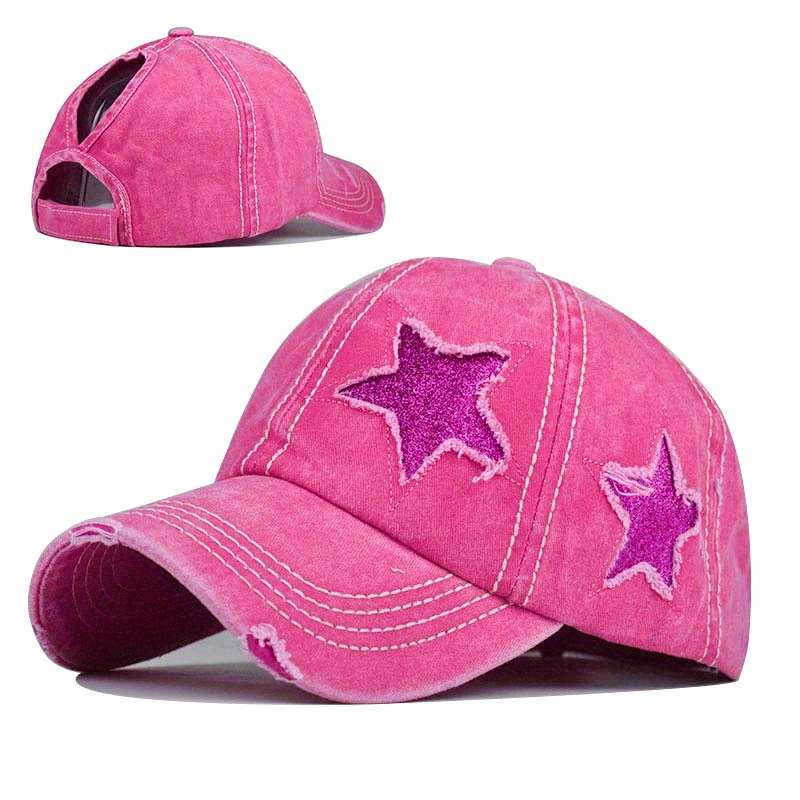 Vintage Hats for Men Hanukkah Chanukah Cool Hats for Womens Workout Hats  Trendy Ponytail Baseball Hat