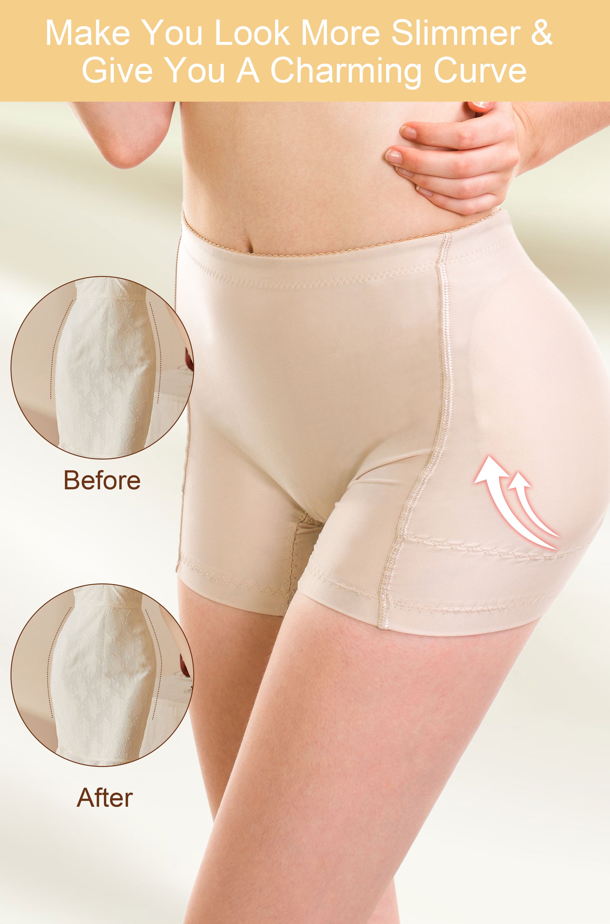 Seamless Solid Shaping Shorts Tummy Control Compression Butt - Temu United  Kingdom