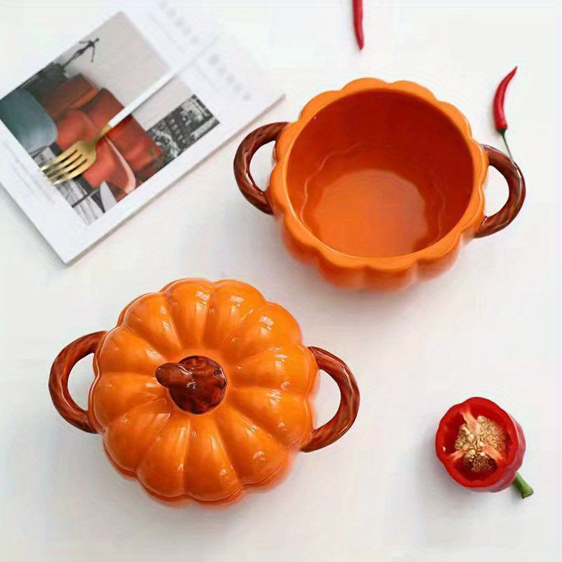 Pumpkin Plastic Soup Bowls - 8 Ct.