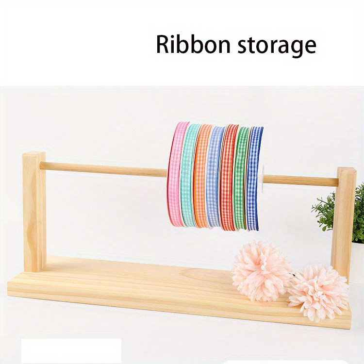 Ribbon Storage Display Rack Scarf Sewing Thread Organizer, Folding Spool  Storage Rack Portable Embroidery Cable Holder 6 Tier Hair Braider Stand,  Hold