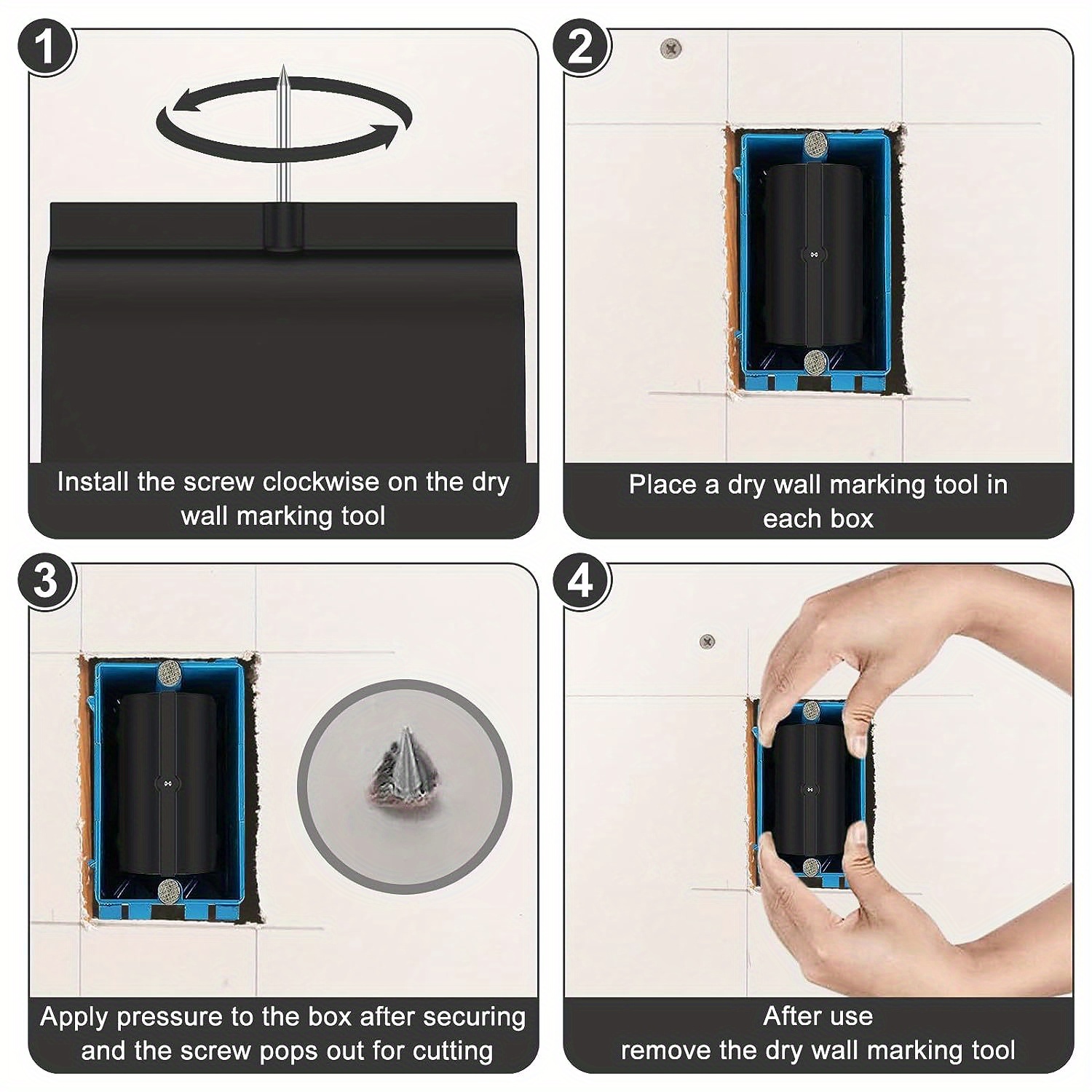 Drywall Marking Tools Outlet Marker Drywall Installation Temu