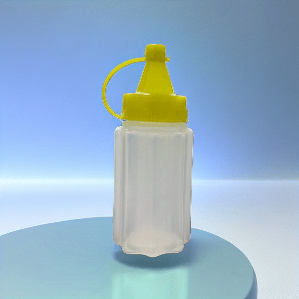 1pc Condiment Squeeze Bottle, Mini Polyethylene Condiment Squeeze Bottle  With Squeeze Top, Kitchen Oil Squeeze Bottle, Multifunctional Sauce Bottle