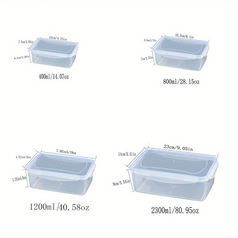 40 PCS Food Storage Containers with Lids Airtight - The WiC