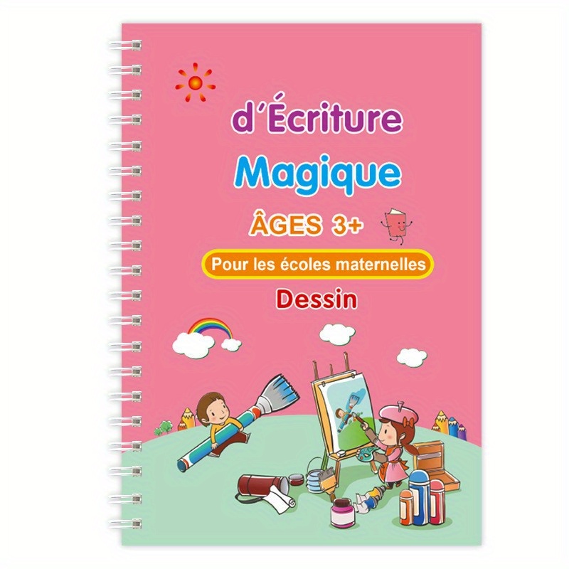 French Magical Handwriting Workbooks Practice Copybook Magic - Temu