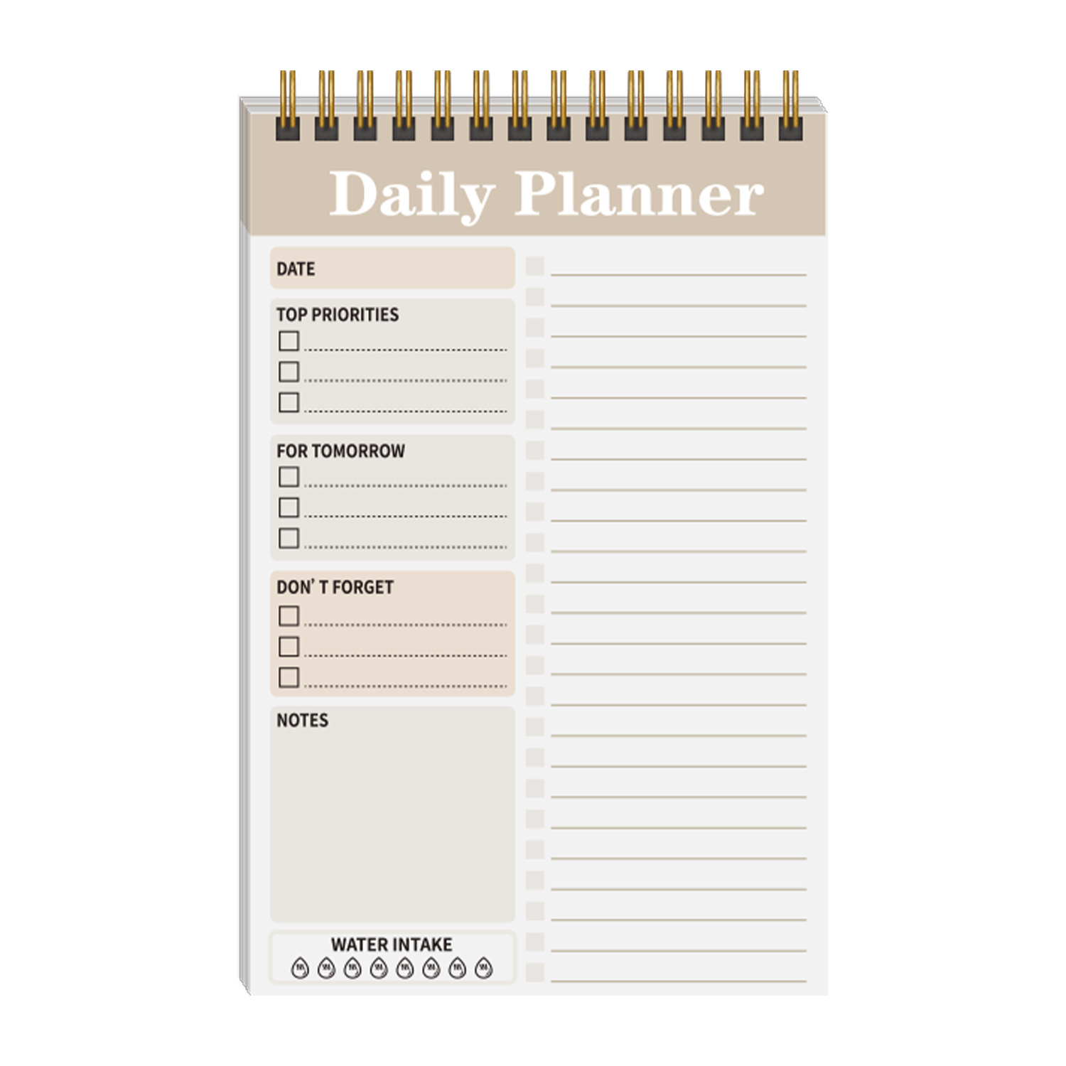 Weekly Planner Pad – to Do List Notepad 52 Sheets Size (10 x 7.8