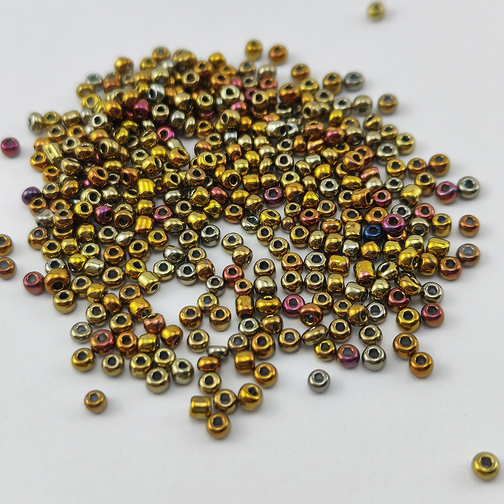 Approx.1000pcs 2mm Matellic Charm Czech Glass Beads Seed Beads For Jewelry  Making DIY Bracelet Necklace Earrings Accessories
