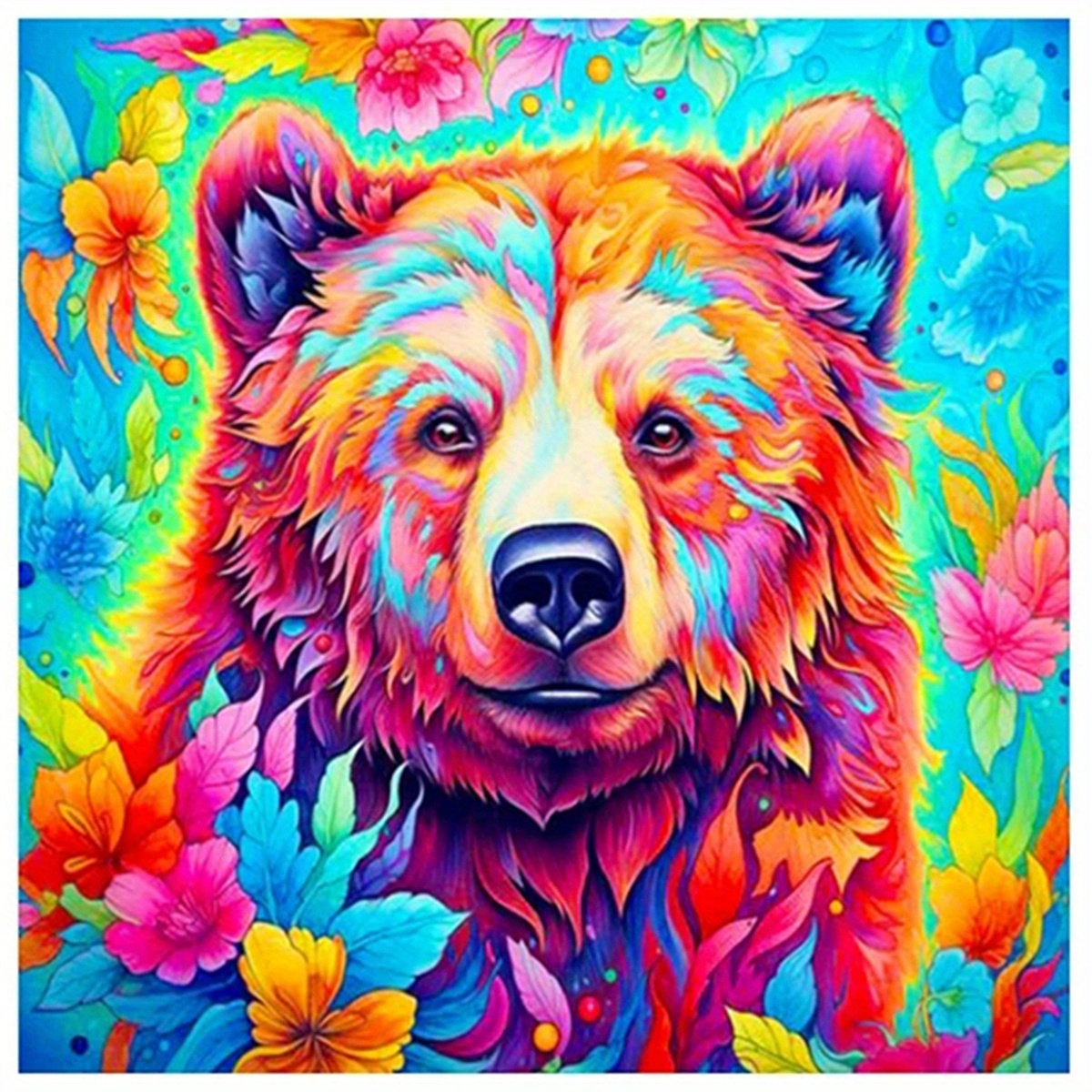 Abstract Koala Diamond Painting Cute Design Embroidery Portrait