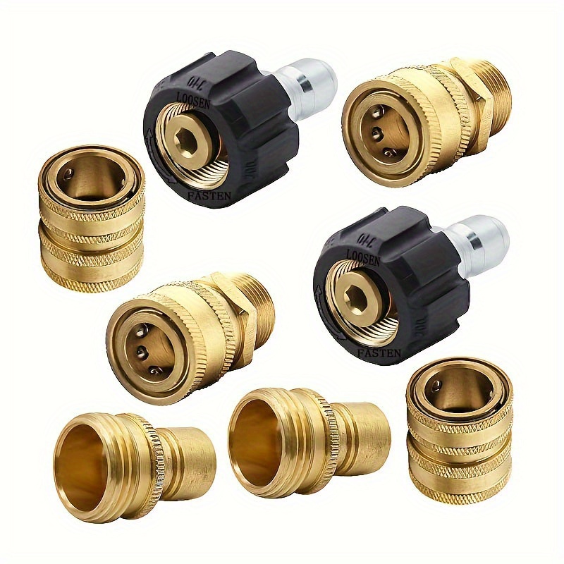 Pressure Washer Adapter Set Quick Disconnect Kit M22 Swivel Temu