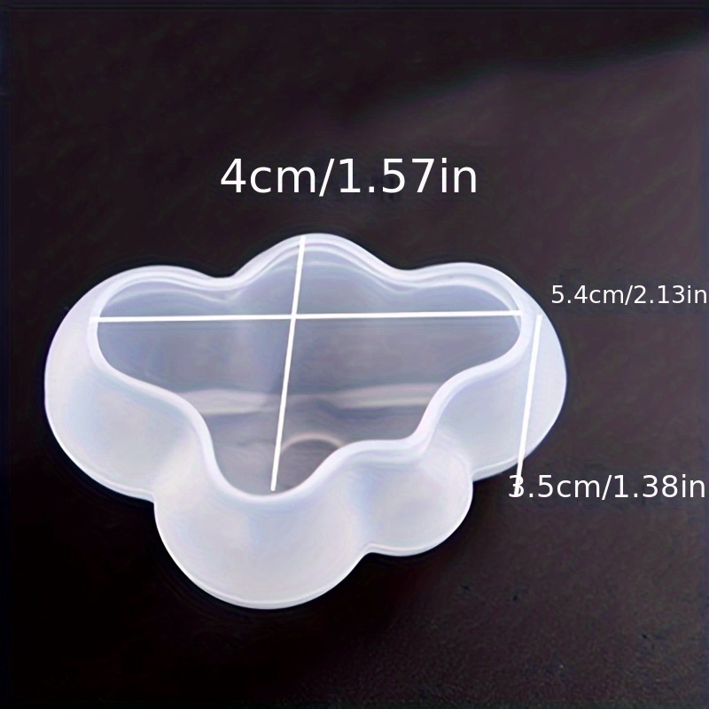 3pcs cloud shaped silicone mold for diy pudding chocolate   desserts     paste cupcake cake topper soap ice cream baking tools kitchen gadgets details 4