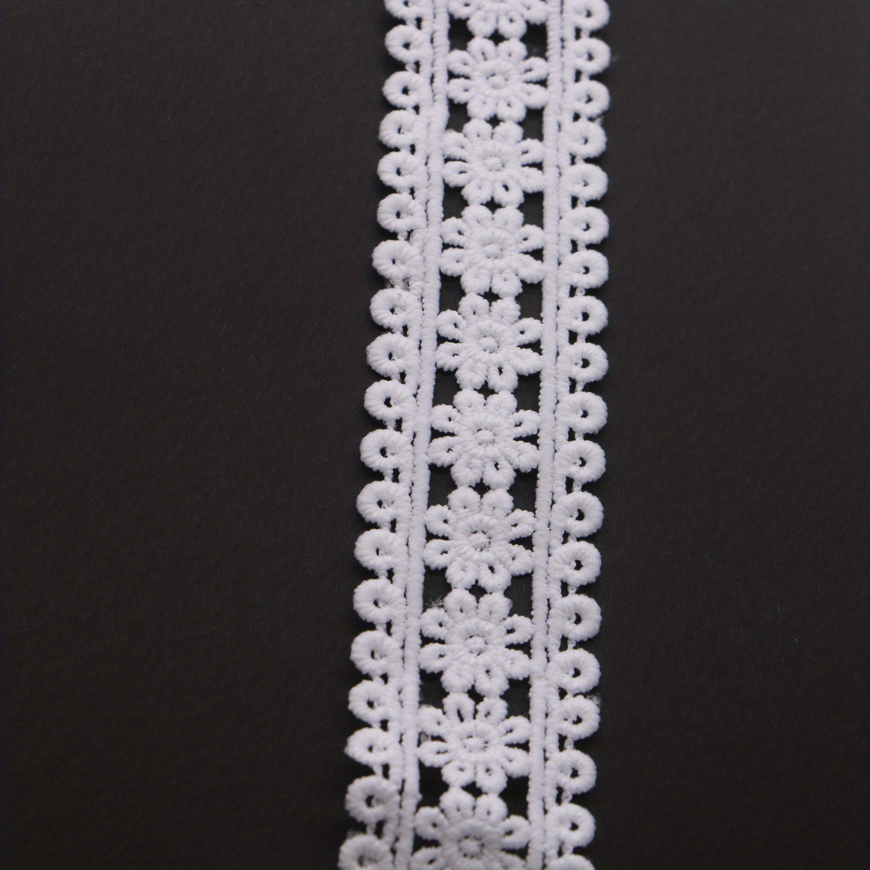 1 Inch Wide Handmade Beaded Trim, Sold per yard