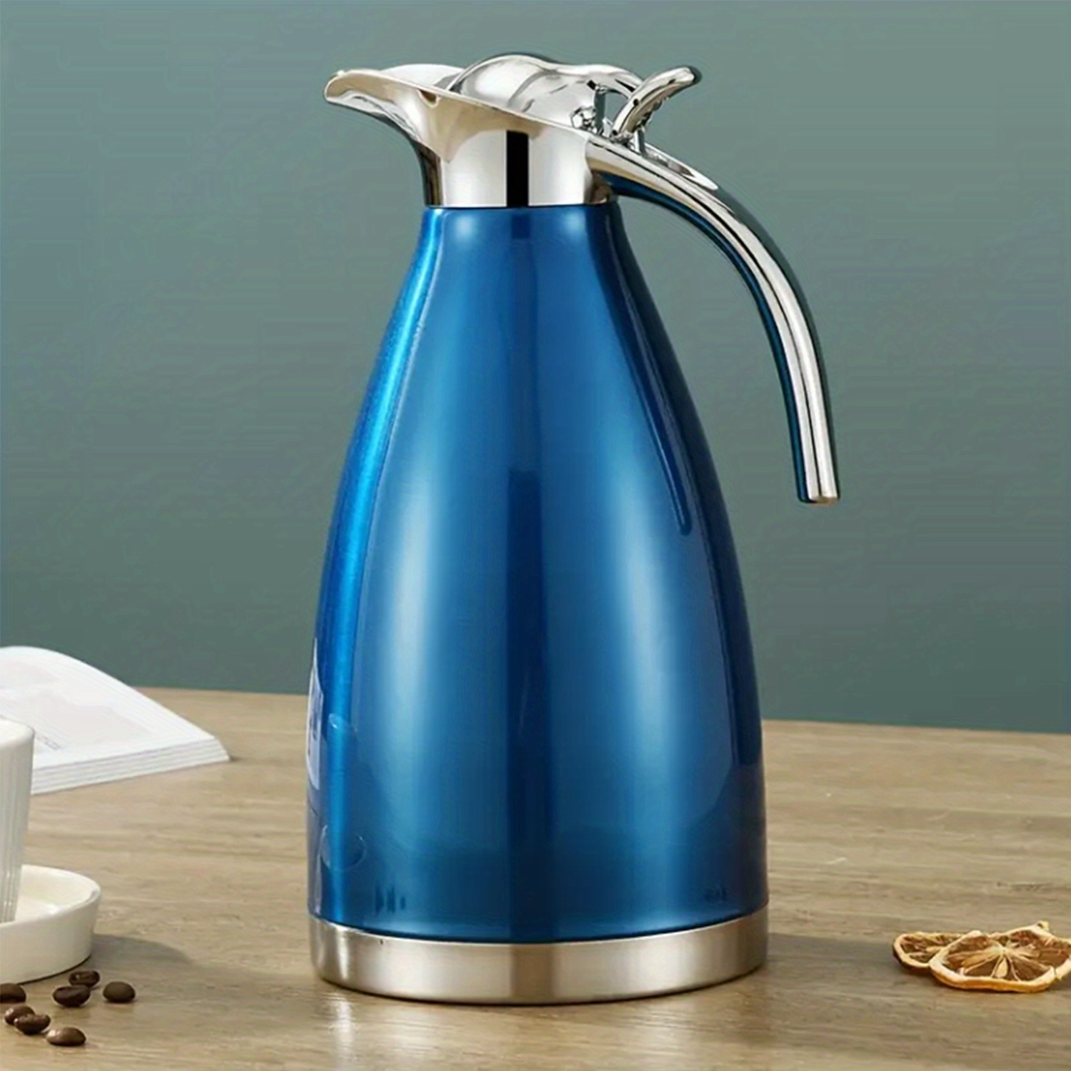 Stainless Steel Electric Kettle With Thermal Insulation And Large Capacity  - Temu