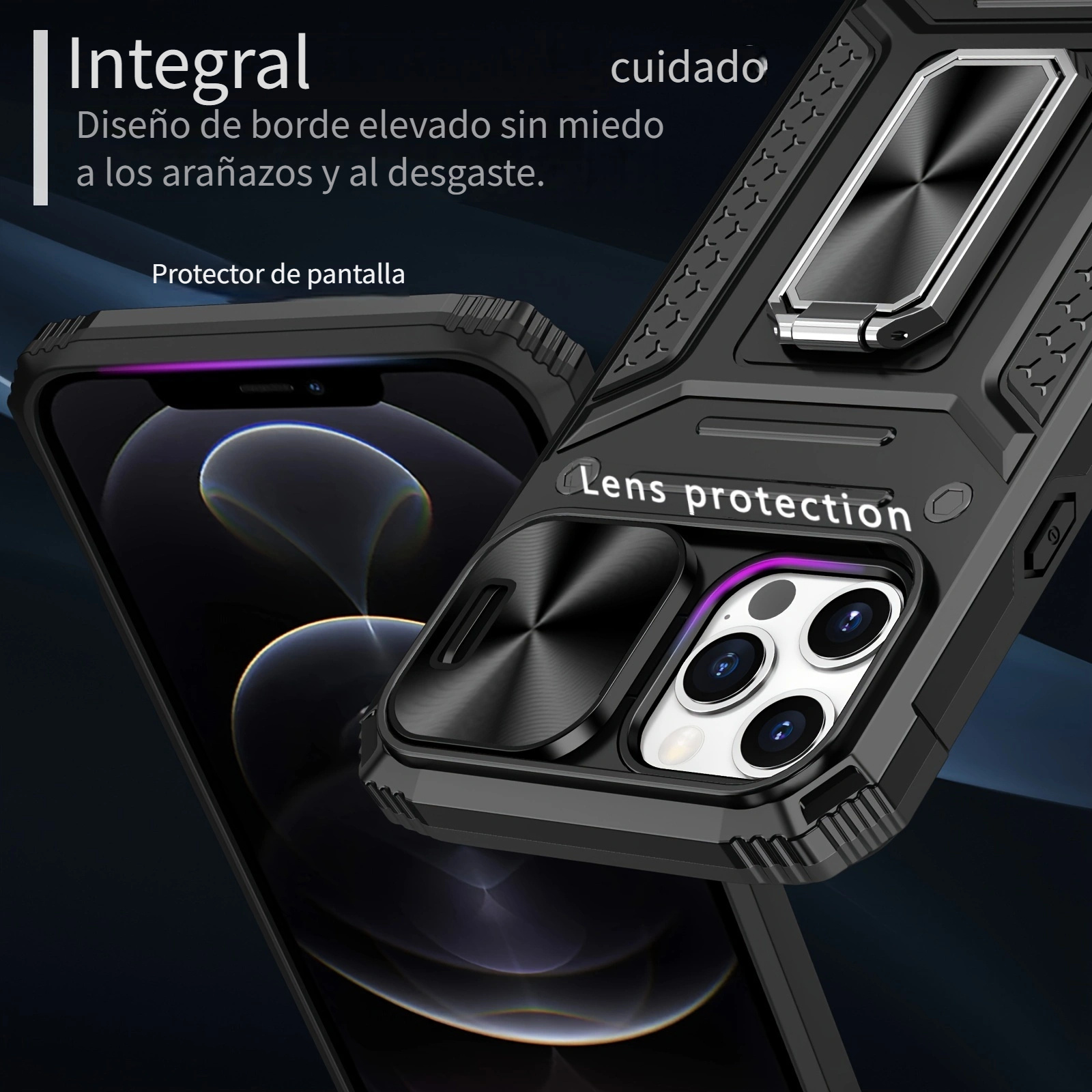 Esr, Mica Vidrio ESR para iPhone 12 y 12 PRO (2 piezas) Protectora de  pantalla, TODOparaSMARTPHONES