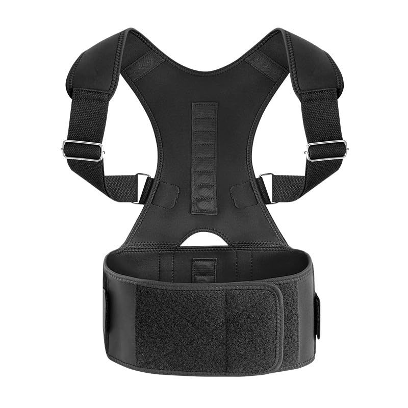 Buy FlexGuard Posture Corrector for Women and Men - Back Brace for Posture,  Adjustable Back Support Straightener Shoulder Posture Support for Pain  Relief, Body Correction, Small/Medium Online at Low Prices in India 