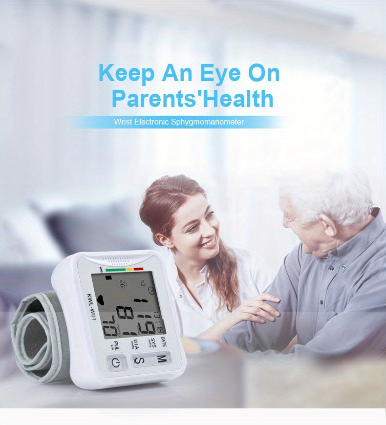 Arm Blood Pressure Monitor, Fda Certificate Medical Standard, For Elderly  Adults Kids Home, Lcd Display Digital, Adjustable Wristband 22cm- Portable Blood  Pressure Monitor (battery Not Included) - Temu