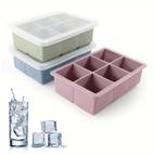 3pcs ice cube trays large size silicone ice cube molds with removable lids reusable ice mold for whiskey cocktail stackable flexible safe ice mold kitchen accessaries chrismas halloween party supplies tools