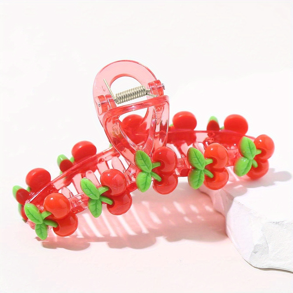 Eat, Drink, & Be Cherry Hair Claw Clip - NatterDoodle