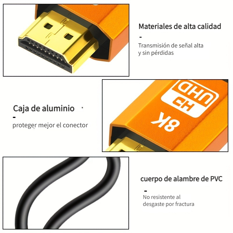 El mejor cable hdmi 2.1 hot sale