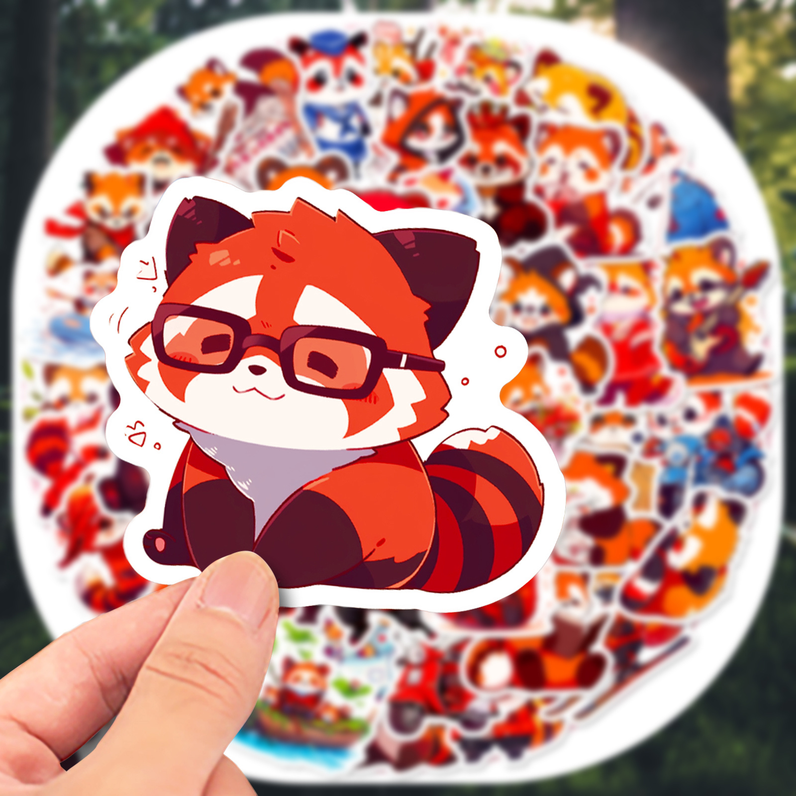 Red Panda Stickers Waterproof Diy Friendly Perfect Water Temu