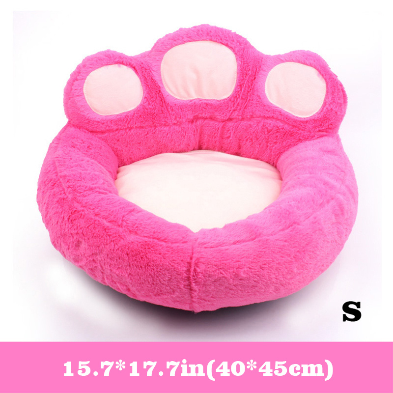 Comfort Soft Plush Dog & Cat Bed with Removable Cushion