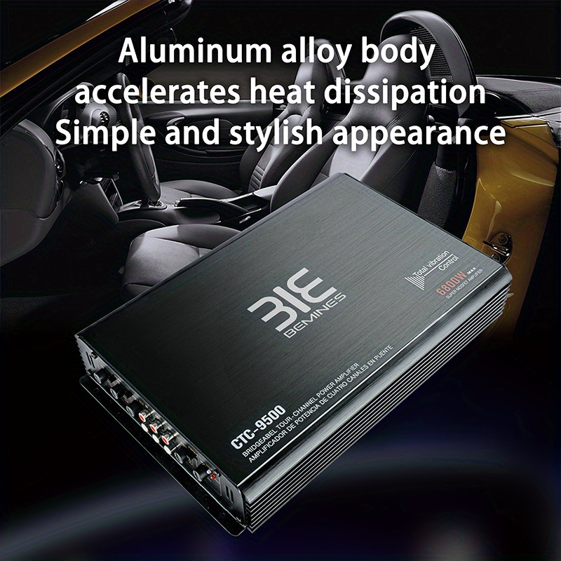 Qmf Car Audio Modified Power Amplifier Four way Car Temu