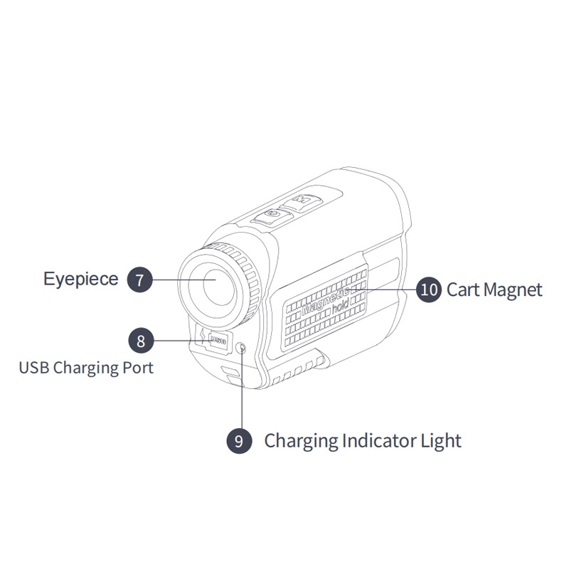 Télémètre De Golf Hawkray Télémètre Laser De 700 Mètres Avec - Temu Canada